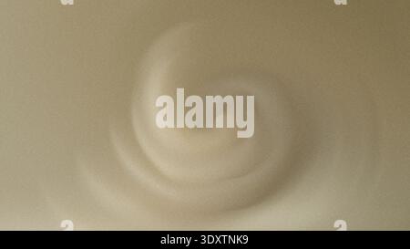 Gros plan abstrait d'une surface beige douce avec une indentation subtile et un centre de mise au point flou Banque D'Images