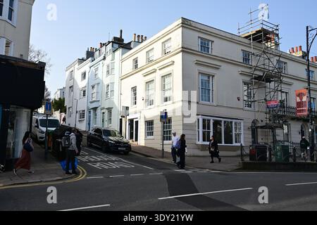 Une rue à Brighton West Sussx mars 2026 Banque D'Images