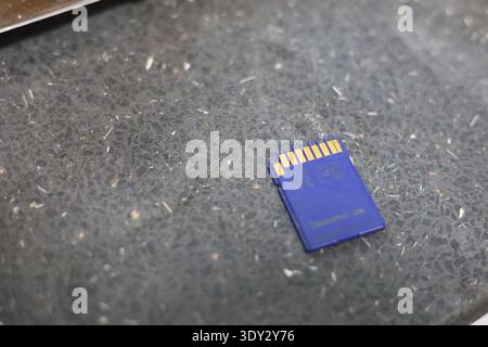 Carte mémoire pour appareil photo DSRL Banque D'Images
