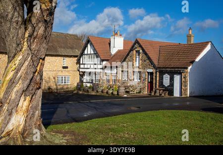 The Border Hotel, Town Yetholm, Scottish Borders Banque D'Images
