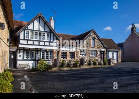 The Border Hotel, Town Yetholm, Scottish Borders Banque D'Images