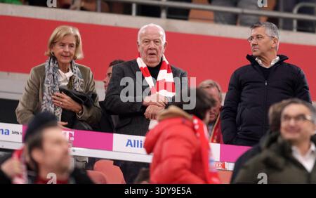 De gauche à droite : Walter Mennekes (2e vice-président), le président Herbert Hainer (Bayern) Munich, 6 mars 2026, Football, Bundesliga [Bundesliga], FC Bayern Munich - Borussia Borussia Monchengladbach Banque D'Images