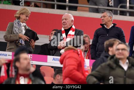 De gauche à droite : Walter Mennekes (2e vice-président), le président Herbert Hainer (Bayern) Munich, 6 mars 2026, Football, Bundesliga [Bundesliga], FC Bayern Munich - Borussia Borussia Monchengladbach Banque D'Images