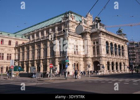 Opéra d'État de Vienne - Wiener Staatsoper - bâtiment Vienne, Autriche Banque D'Images