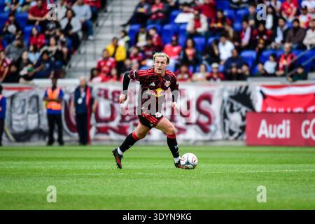 Harrison, États-Unis. 08 mars 2026. Sports Illustrated Stadium Emil Forsberg (New York Red Bulls) le match de football de la Ligue majeure entre les New York Red Bulls et le CF Montréal au Sports Illustrated Stadium le 8 mars 2026 à Harrison, New Jersey, États-Unis. (Rebekah Wynkoop/SPP) crédit : SPP Sport Press photo. /Alamy Live News Banque D'Images