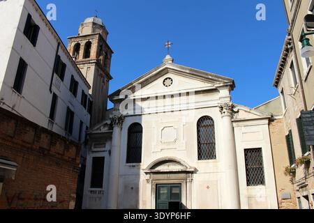 San Simeone Profeta façade avant Venezia août 2024 été Banque D'Images