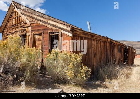 Bâtiments dans Ghost Town Bodie California Banque D'Images