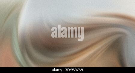 Cette image présente un art abstrait tourbillonnant avec des nuances de brun et de gris sur une surface texturée, créant un effet visuel complexe et intrigant avec un Banque D'Images