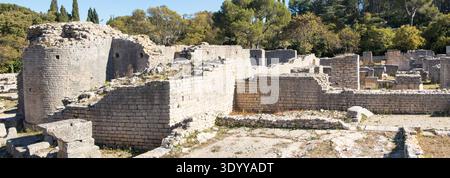 Site archéologique de Glanum ; proche de Saint-rémy-de-Provence Banque D'Images