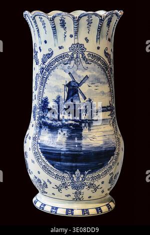 Vase du Michigan par des émigrants hollandais, 1896, FENIX, musée sur le thème de la migration, dans un entrepôt historique à Katendrecht, plaque tournante pour les émigrants d'outre-mer Banque D'Images