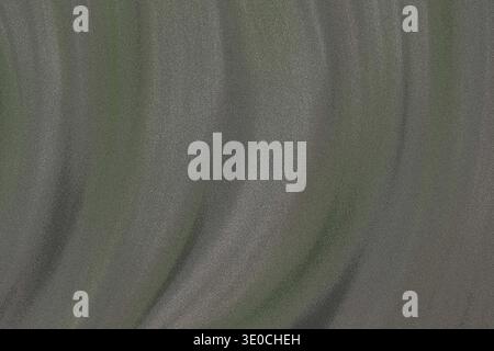 Un gros plan détaillé révèle la texture des fibres capillaires synthétiques vert pâle et gris. L'image met en valeur les variations subtiles de couleur et le Banque D'Images