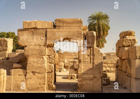Karnak-Tempel à Karnak BEI Luxor, Ägypten, Afrika | complexe du temple de Karnak à Karnak près de Louxor, Égypte, Afrique Banque D'Images