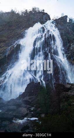 Vue sur le sommet de la montagne Great Sugar Loaf Wicklow Ireland Banque D'Images