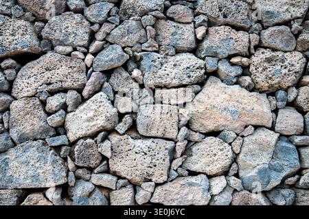 Arrière-plan de la texture de la paroi en pierre. Gros plan de la texture du mur en pierre. Banque D'Images