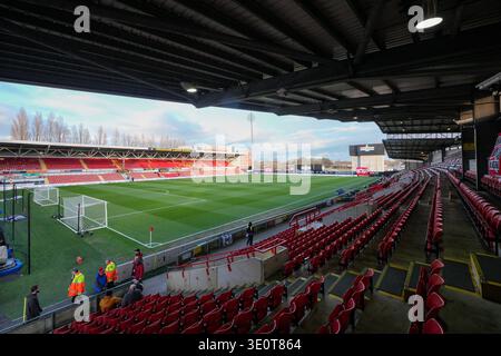 13 mars 2026 ; Stok CAE Ras, Racecourse Ground, Wrexham, pays de Galles; EFL Championship Football, Wrexham contre Swansea City ; Une vue générale du Stok CAE Ras Stadium avant le match Banque D'Images