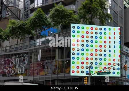 M and M's World New York store à Times Square à Manhattan, New York City, États-Unis, 17 août 2022. Banque D'Images