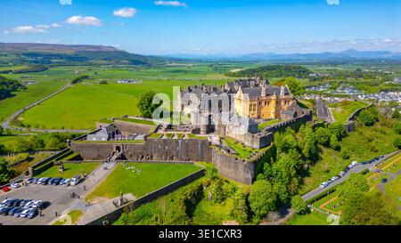 Vue panoramique du château de Stirling en Scotland.IMAGE Banque D'Images