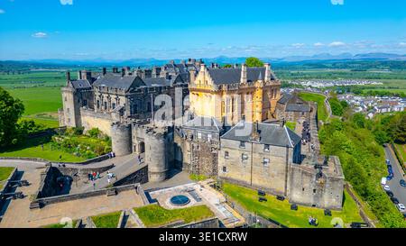 Vue panoramique du château de Stirling en Scotland.IMAGE Banque D'Images