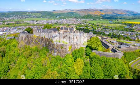 Vue panoramique du château de Stirling en Scotland.IMAGE Banque D'Images