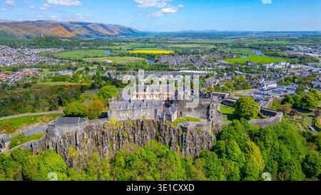 Vue panoramique du château de Stirling en Scotland.IMAGE Banque D'Images