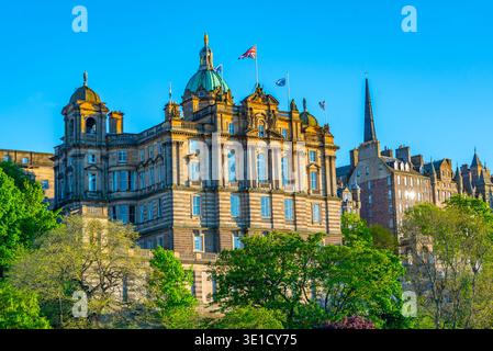 Royal Bank of Scotland dans la vieille ville d'Édimbourg, Scotland.IMAGE Banque D'Images