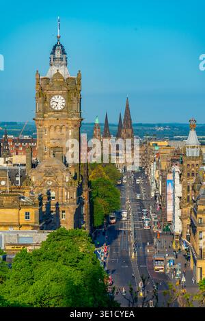 Princes Street à Édimbourg, ScotlandIMAGE Banque D'Images