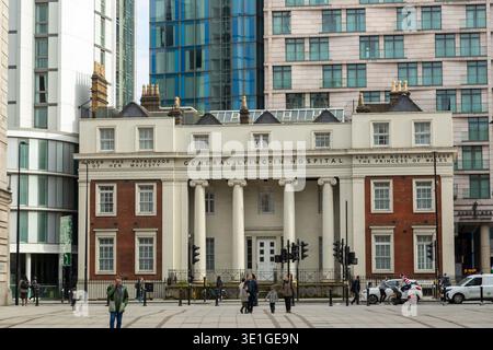 Le General Lending-In Hospital, Lambeth, Londres. L'hôpital a été l'une des premières maternités de Grande-Bretagne. Banque D'Images