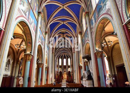 Église Saint-Germain-des-Prés à Paris, France, Europe Banque D'Images