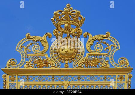Un détail des portes à l'entrée d'une demeure ancestrale Banque D'Images