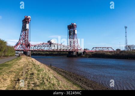 Newport Bridge, Middlesbrough, Angleterre, Royaume-Uni Banque D'Images