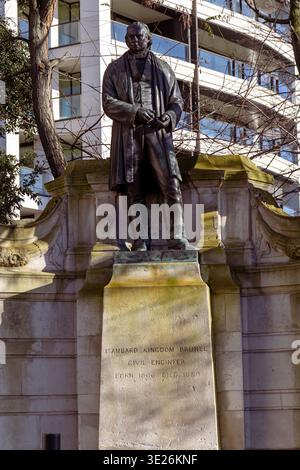 Royaume d'Isambard statue d'ingénieur civil brunel, victoria quai londres Banque D'Images