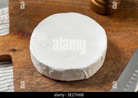 Camembert blanc sain bio Brie Cheese coupé en tranches Banque D'Images