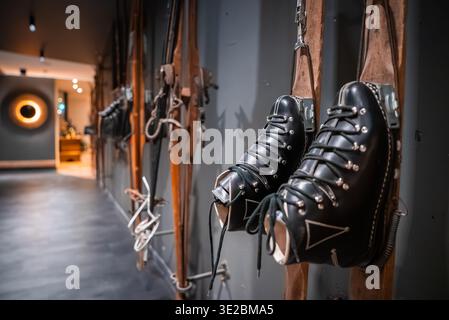 Chaussure de ski vintage - France