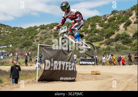 Dirtyfest BMX Downhill Race 2024 Banque D'Images