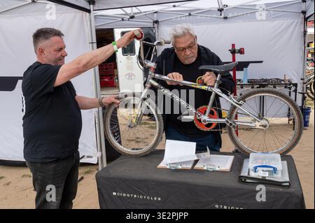 Dirtyfest BMX Downhill Race 2024 Banque D'Images