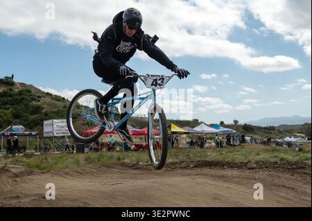 Dirtyfest BMX Downhill Race 2024 Banque D'Images