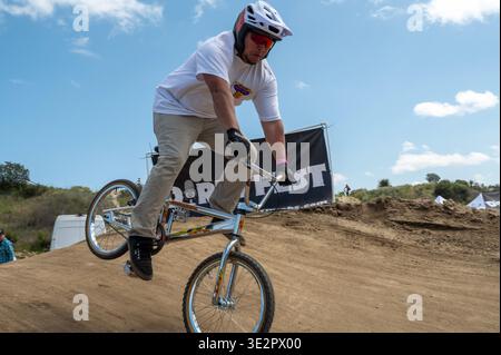 Dirtyfest BMX Downhill Race 2024 Banque D'Images