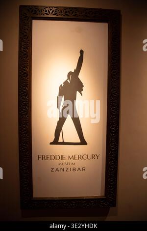Musée Freddie Mercury, Stone Town, Zanzibar, Tanzanie Banque D'Images