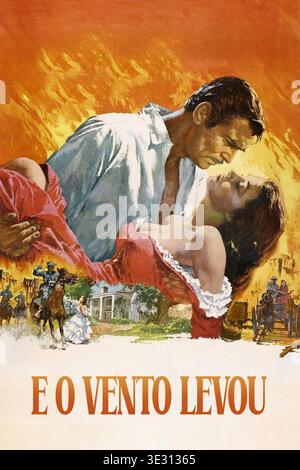 Affiche du film en emporte le vent 1939 Banque D'Images