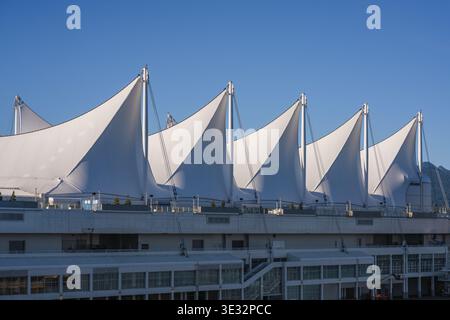 Canada place Sails - Vancouver, Colombie-Britannique, Canada Banque D'Images