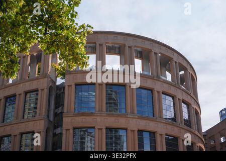 Bibliothèque centrale - Vancouver public Library - VPL - Vancouver, Colombie-Britannique, Canada Banque D'Images