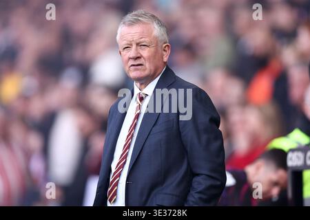 Sheffield, Royaume-Uni. 21 mars 2026. Chris Wilder manager de Sheffield United lors du match Sheffield United vs Wrexham Sky Bet Championship à Bramall Lane, Sheffield. Le crédit photo devrait se lire : Jake Youle/Sportimage crédit : Sportimage Ltd/Alamy Live News Banque D'Images