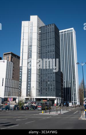 The Silver Yard Apartments Building, Birmingham, West Midlands, Angleterre, Royaume-Uni Banque D'Images