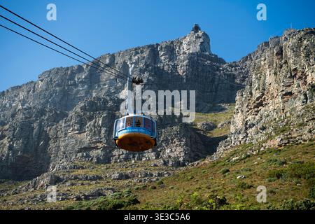 Le téléphérique de table Mountain, Cape Town, Afrique du Sud Banque D'Images