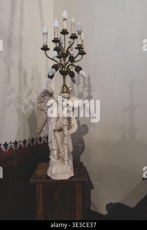 Église historique de la très Sainte Trinité de Détroit, Michigan, le 15 mars 2024 Banque D'Images