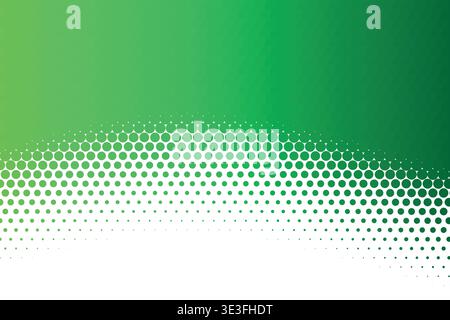 Abstrait dynamique ondulée dynamique motif de point demi-teinte fond dégradé, onde sinusoïdale mathématique fluide transition pointillée fond d'écran vectoriel moderne, géo coloré Illustration de Vecteur