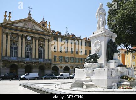 La place Garibaldi à Nice, France Banque D'Images