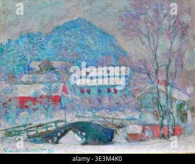 Claude Monet – Sandvika, Norvège, 1895 – peinture impressionniste Banque D'Images