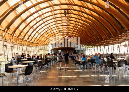 États-Unis Arkansas Bentonville Crystal Bridges Museum of American Art fondé par Alice Walton de Walmart - Restaurant Eleven Banque D'Images