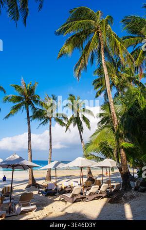 Philippines, région des Visayas occidentales, province d'Aklan, île de Boracay, plage Blanche Banque D'Images